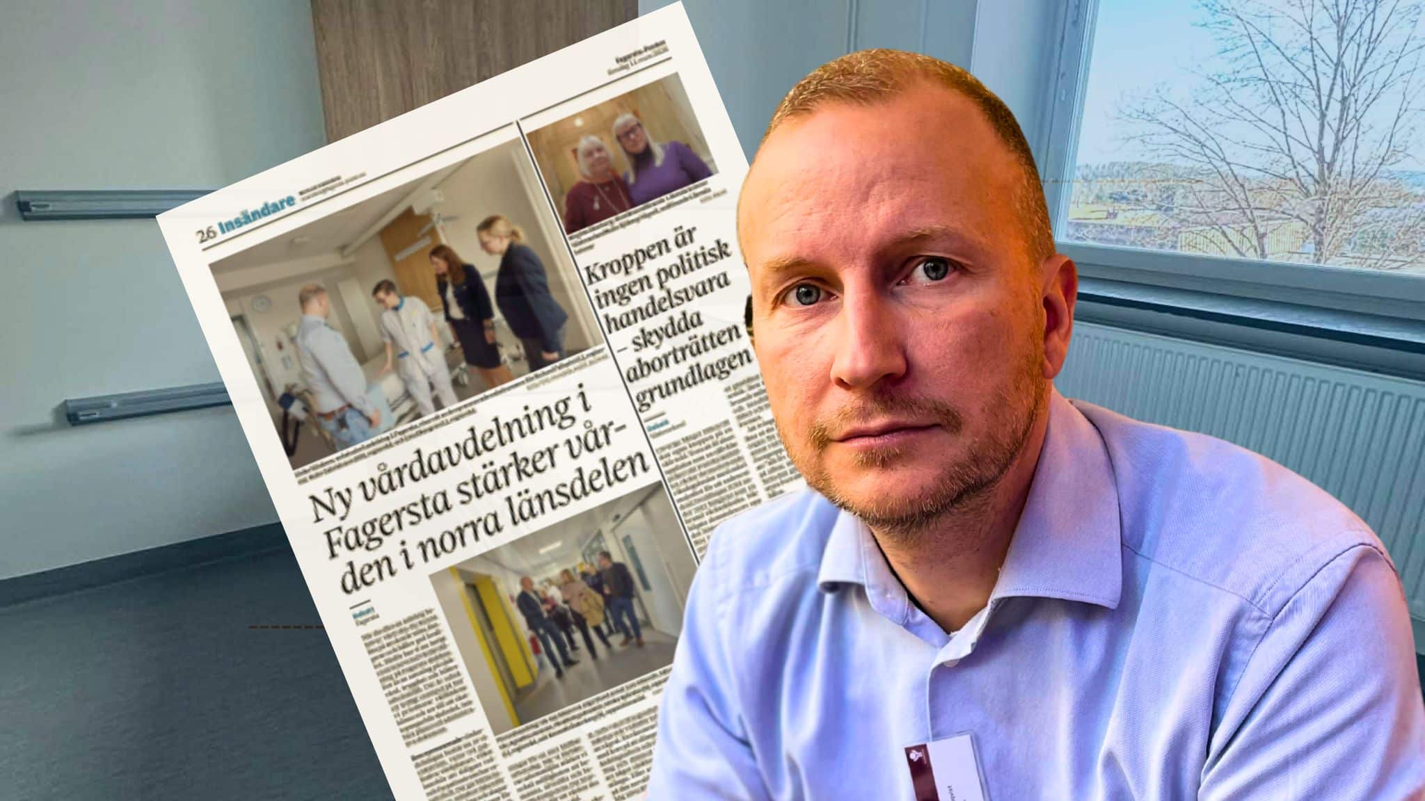 Richard Fallqvist (L), regionråd med ansvar för fastighetsfrågor