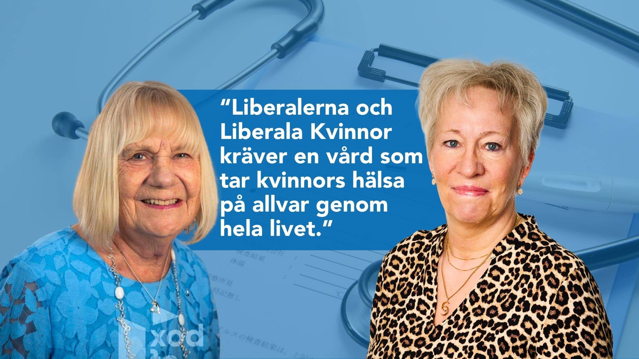 Birgitta Åkerberg (L) och Margaretha Lundell (L)